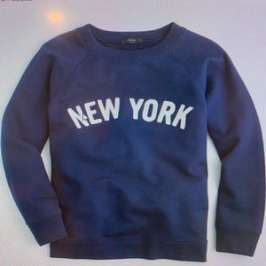 J Crew retail New York sweatshirt great shape sz m